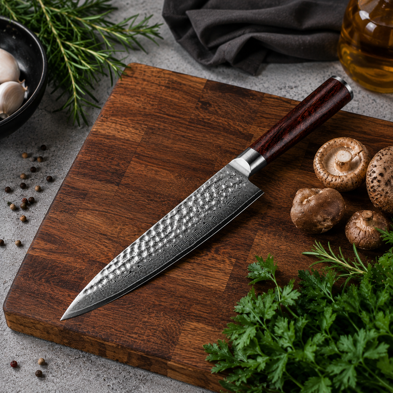 Couteau de Cuisine Japonais Gyuto en Acier Inoxydable