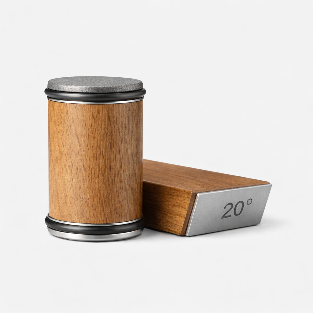 Aiguiseur de Couteaux Roulant - Angle 15°/20° - Surface Diamant - Chêne