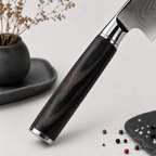 Couteau Santoku Japonais en acier - Série Kuro