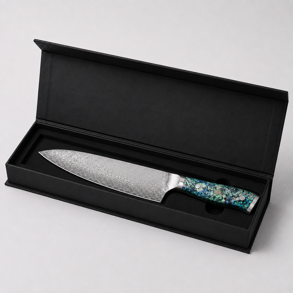 Couteau de chef Japonais en acier - Série Shinju
