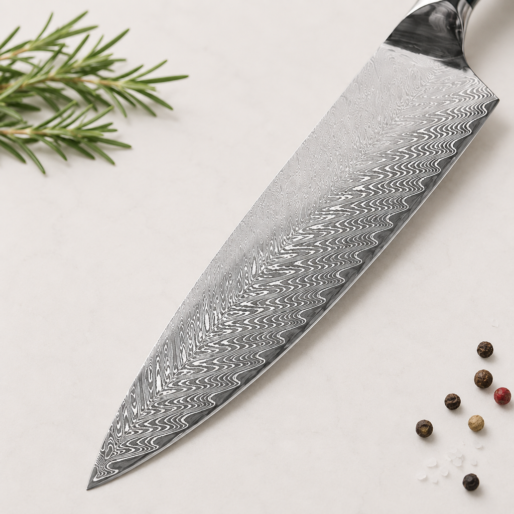 Couteau de chef Japonais en acier - Série Shinju